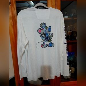Disney Parks Tommy Bahama Jungle Jubilee Lux Long-Sleeve T-Shirt  Size Med NWT